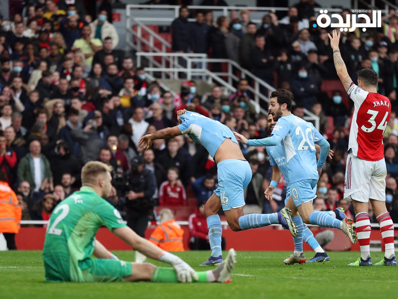 جانب من المباراة