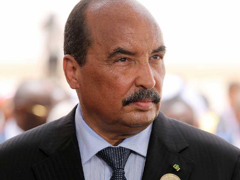 الرئيس الموريتاني السابق، محمد ولد عبدالعزيز