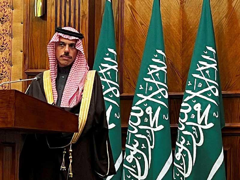  وزير الخارجية السعودي، فيصل بن فرحان