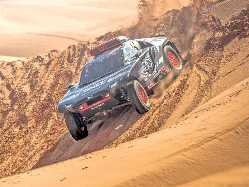 ساينز خلال السباق