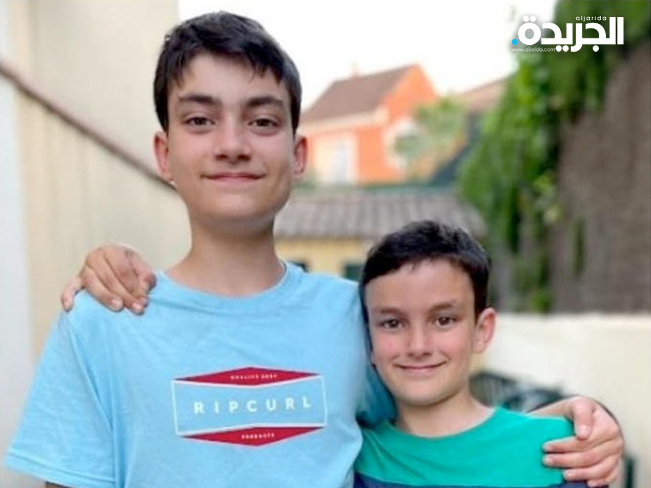 الطفلان المخطوفان.. دييغو «14 عاماً» وأوغو «12 عاماً»