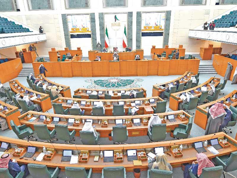 الهدوء يسود في جلسة أمس   (تصوير عبدالله الخلف)