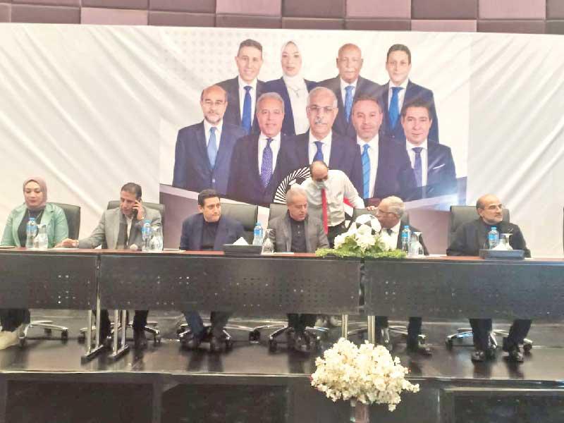 جمال علام ومجلس الإدارة بعد الإعلان الرسمي