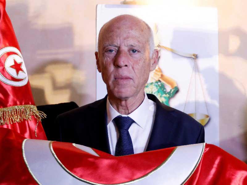 الرئيس التونسي قيس سعيّد