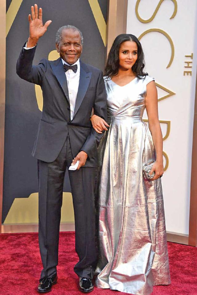 مع ابنته في حفل الأوسكار