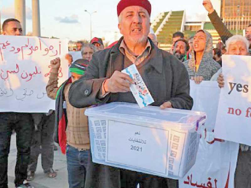 مظاهرات ليبيا