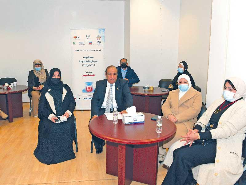 جانب من المؤتمر الصحافي للحملة