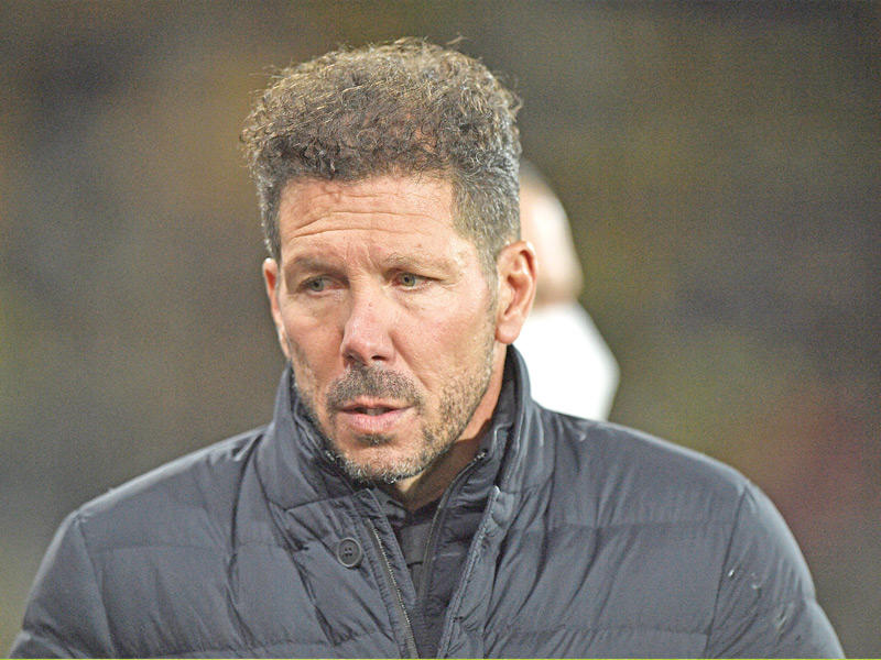 المدير الفني لأتلتيكو مدريد الأرجنتيني دييغو سيميوني