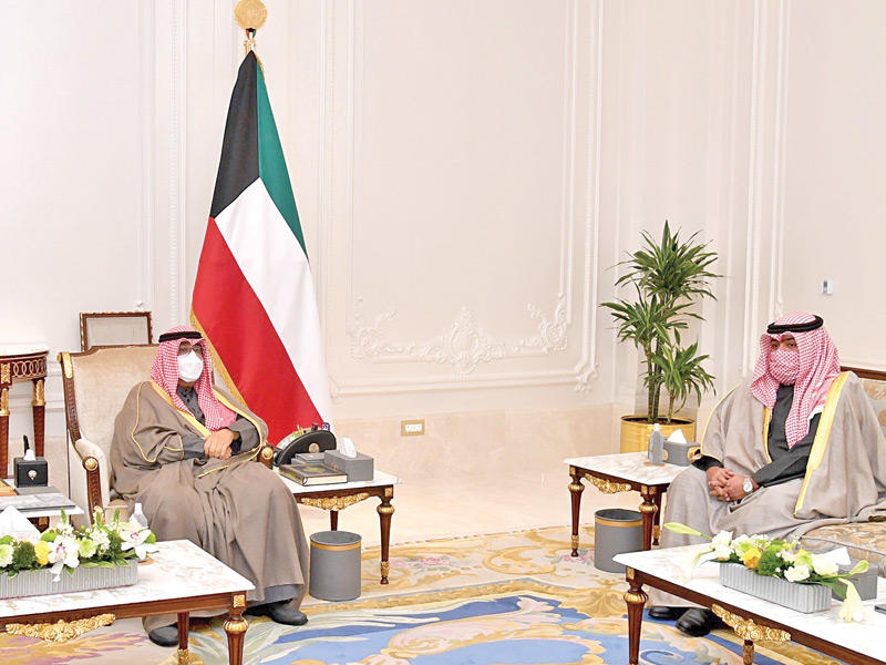 ولي العهد مستقبلاً ثامر العلي أمس