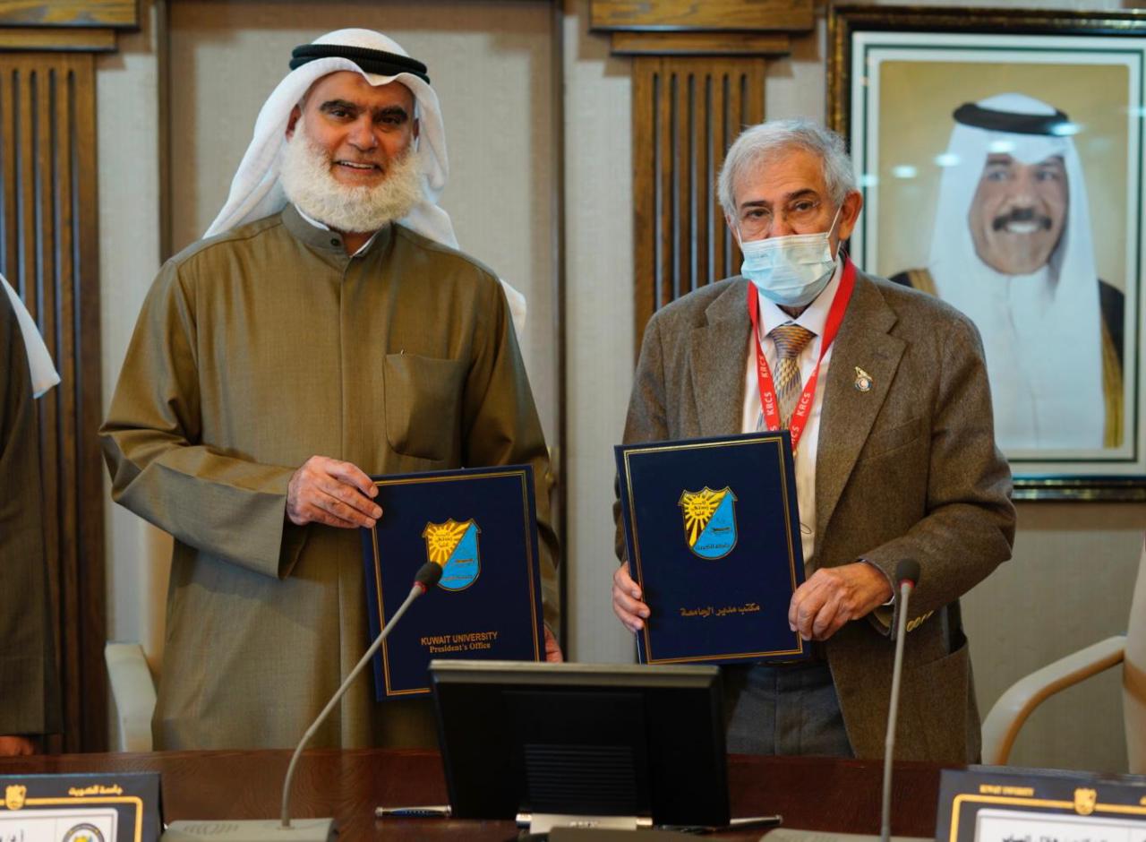 جامعة الكويت وقعت بروتوكول تعاون مع«الهلال الأحمر»