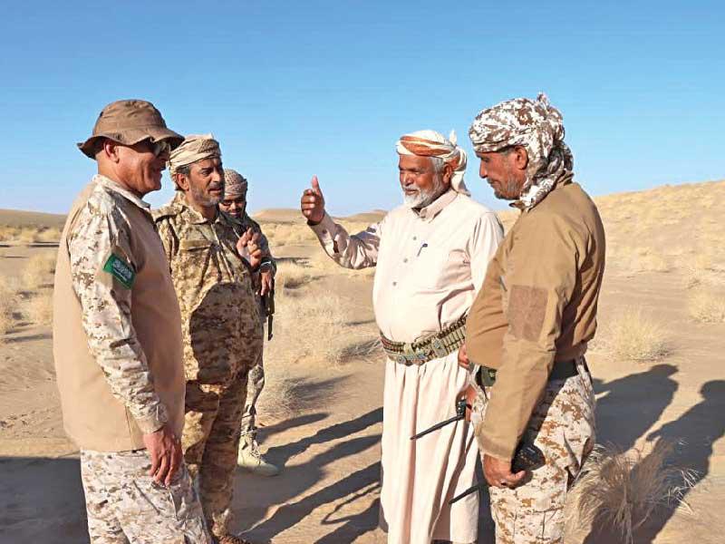 رئيس أركان الجيش اليمني والمالكي على جبهة مأرب أمسn