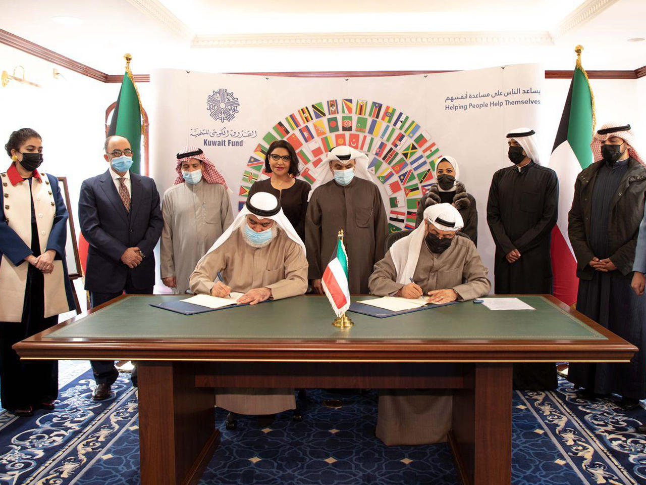 جانب من توقيع مذكرة التفاهم اليوم