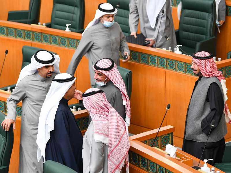 المجلس اثناء جلسته الخاصة اليوم