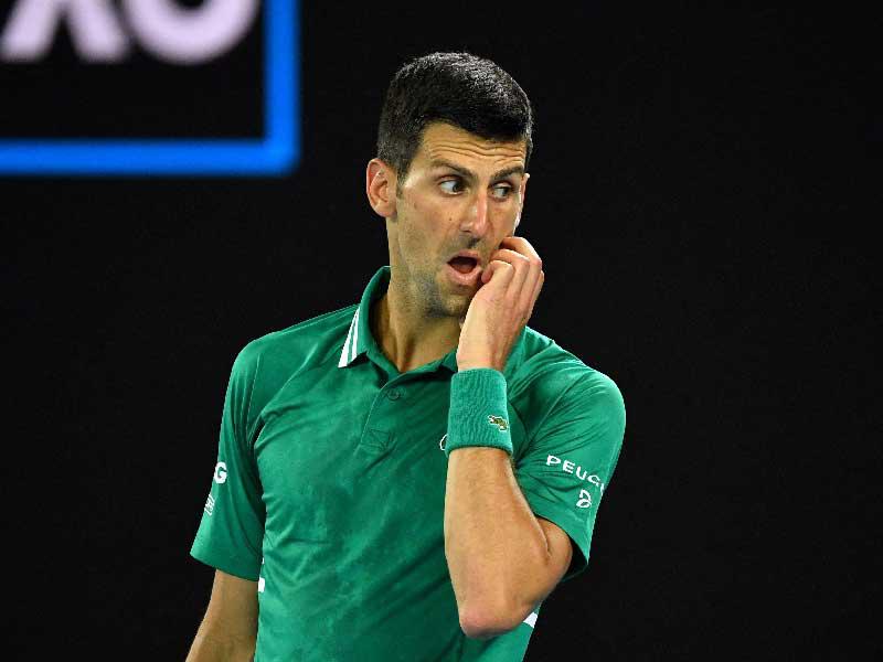  نجم كرة المضرب الصربي نوفاك ديوكوفيتش