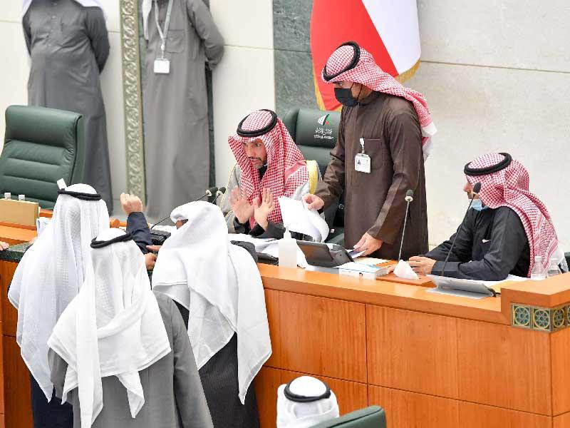 جلسة مجلس الأمة، أمس