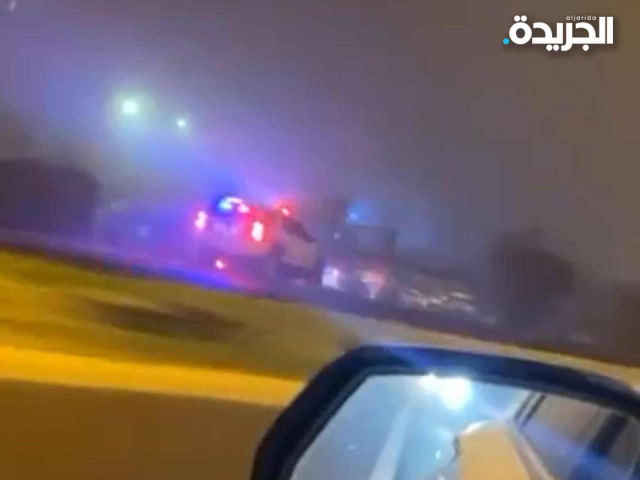 ضبط شخصين قادا مركبة عكس السير على الدائري السادس