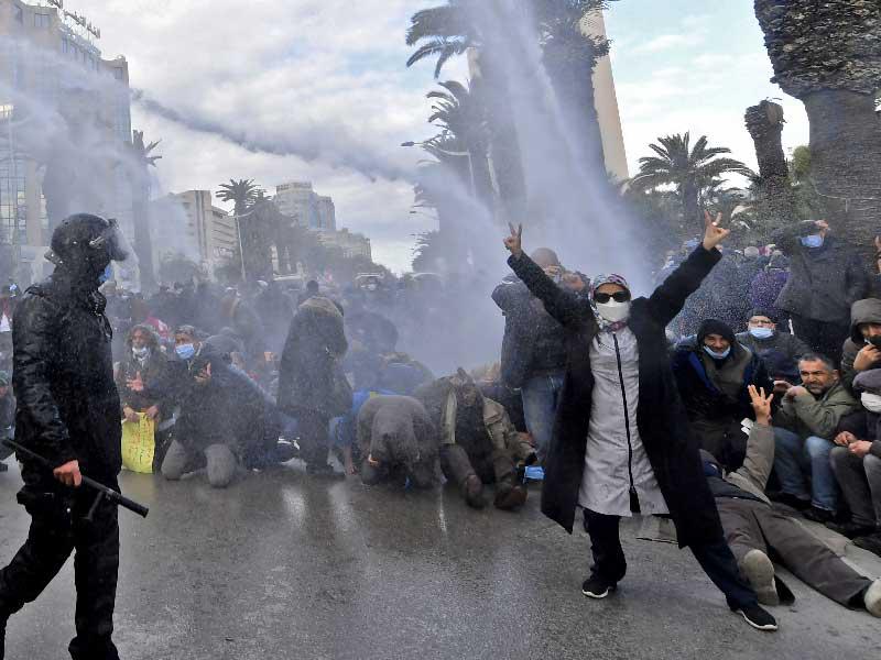 مظاهرات تونس