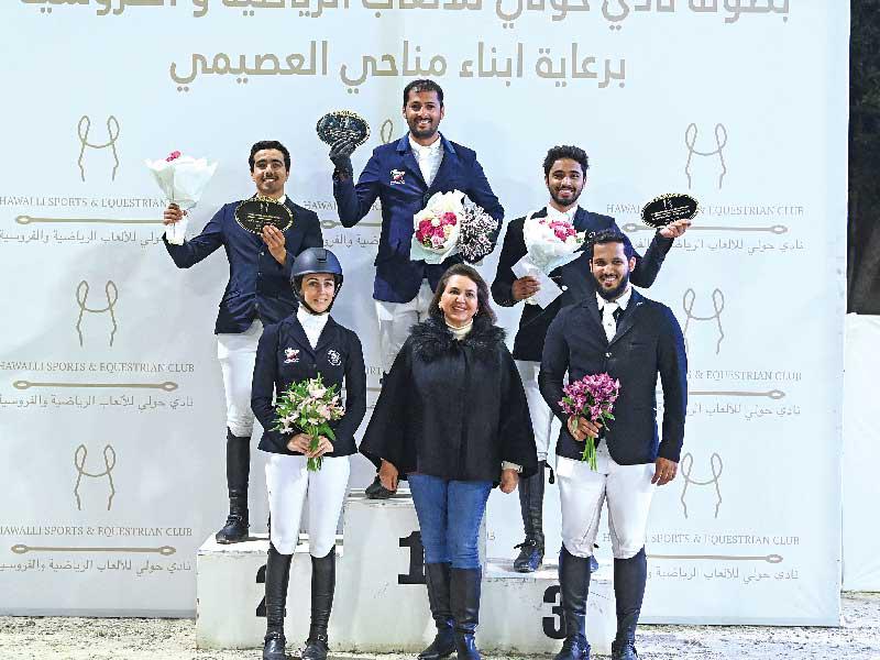 نبيلة العلي تتوج أبطال الشوط الرئيسي في اليوم الأول