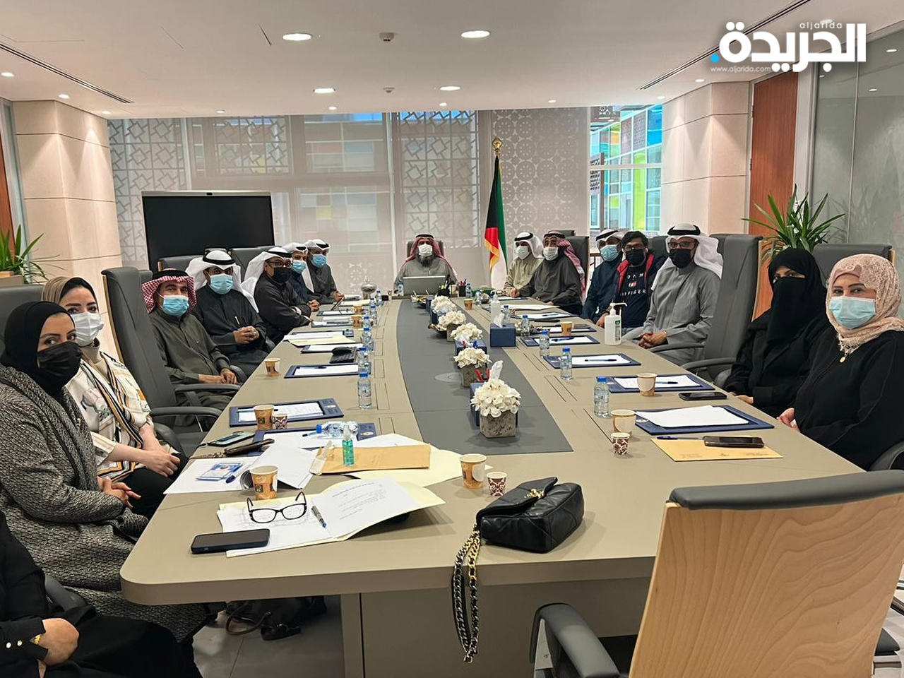 لجنة متابعة ومراقبة تنفيذ الاجراءات الاحترازية الصحية في الشئون