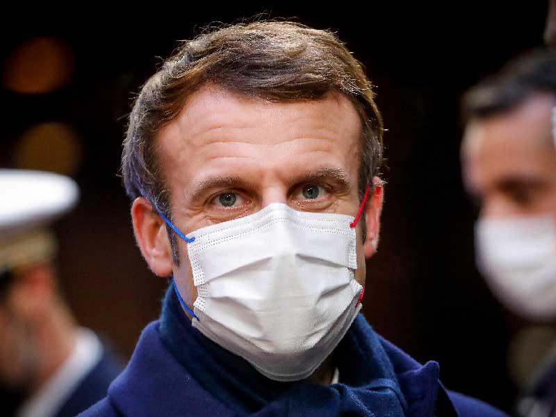  الرئيس الفرنسي إيمانويل ماكرون