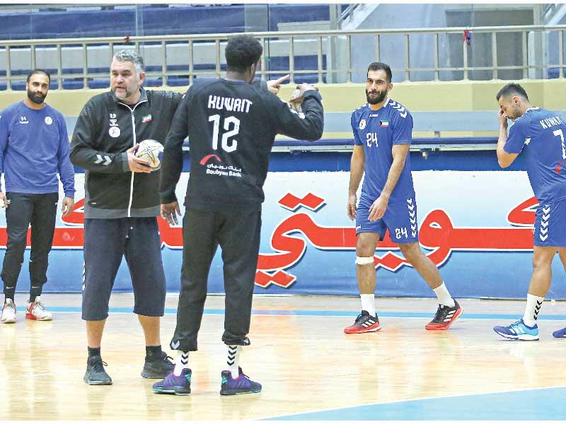 تدريب سابق لمنتخب اليد