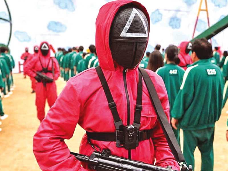 لقطة من مسلسل لعبة الحبار