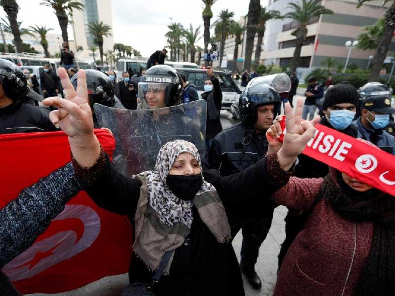 مظاهرات تونس