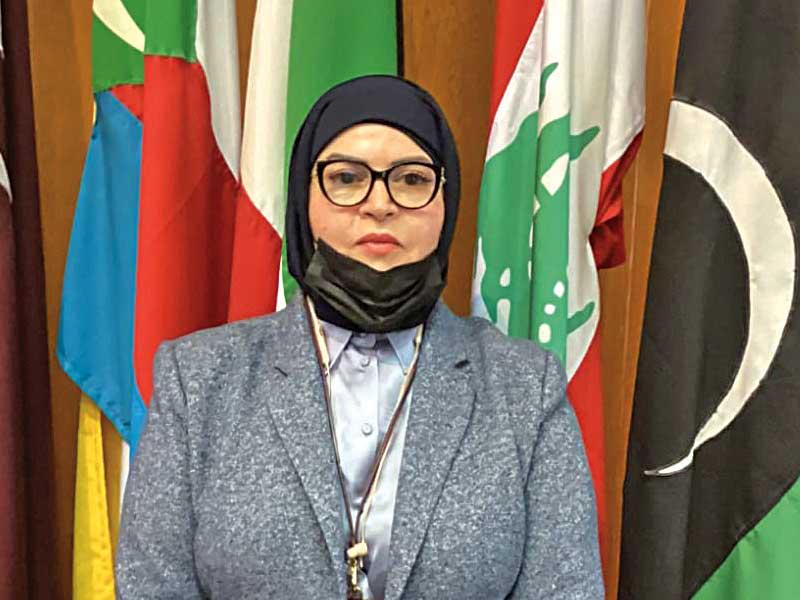 رئيسة قسم الاتفاقيات الضريبية بإدارة الخضوع الضريبي والتخطيط بالإنابة بوزارة المالية حنان جاولي 