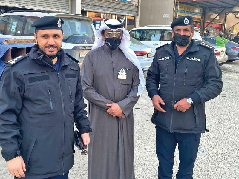 العدواني والعقيد الأمير والشمري خلال الحملة 