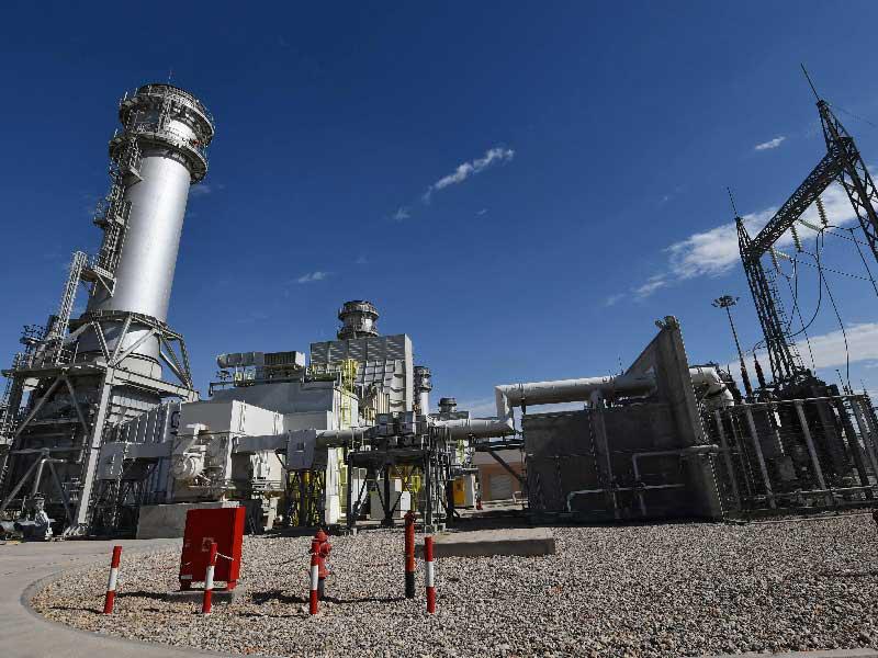 محطة توليد الكهرباء في ذي قار بالقرب من مدينة الناصرية العراقية