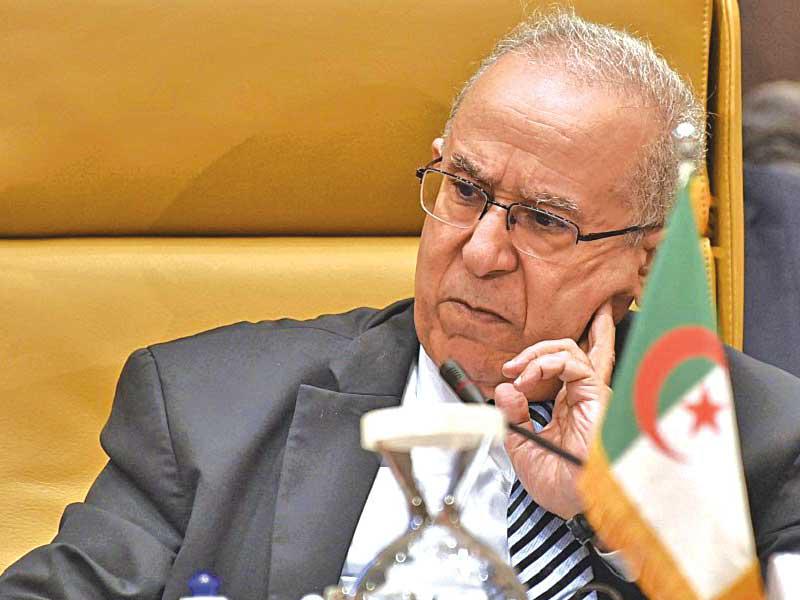 وزير الخارجية الجزائري رمطان لعمامرة