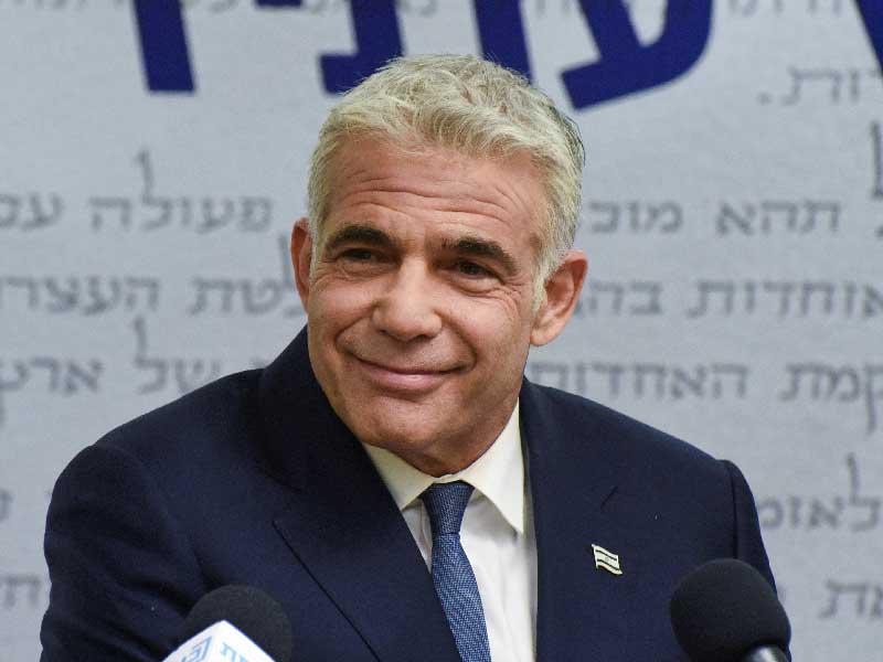  وزير الخارجية الإسرائيلي يائير لابيد