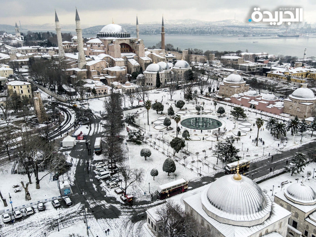 الثلوج تغطي اسطنبول
