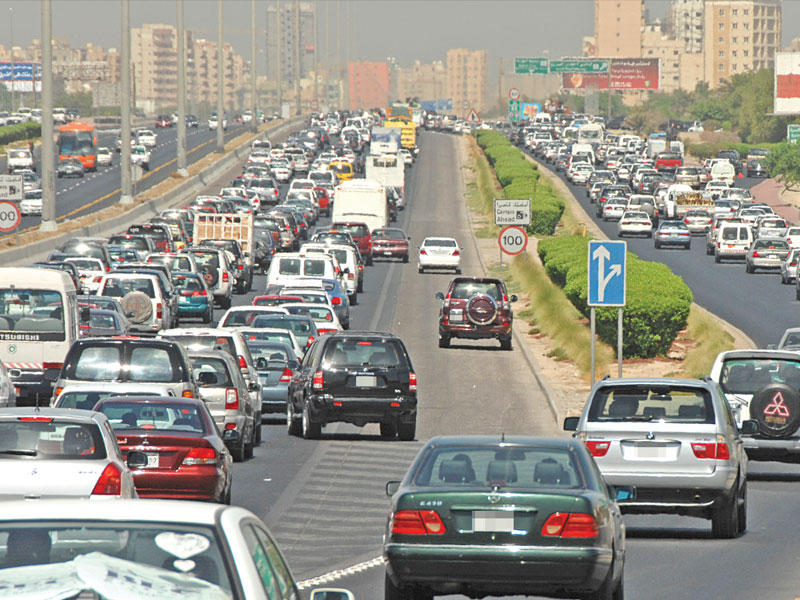فوضى المرور في الكويت