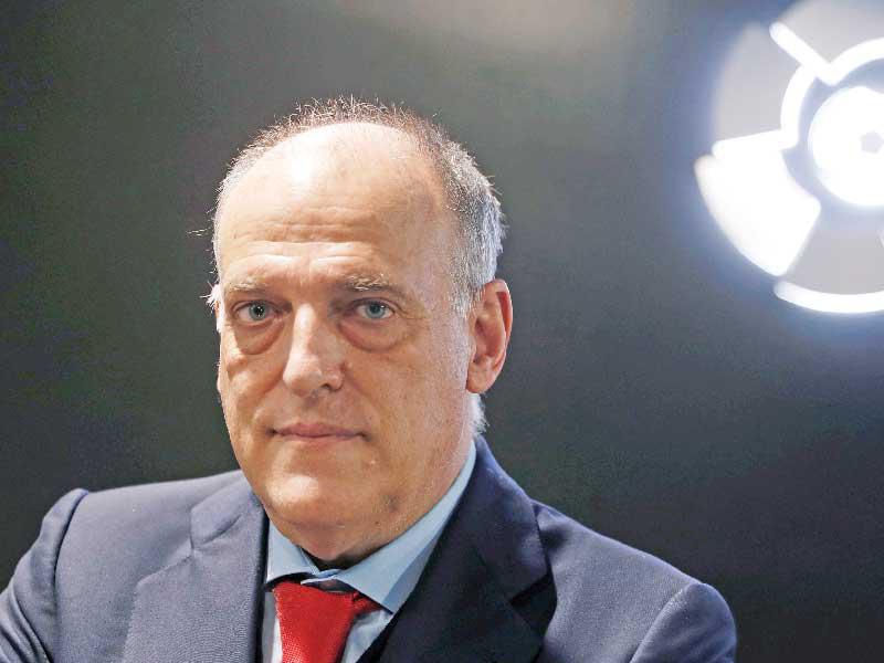رئيس الاتحاد الإسباني لكرة القدم خافيير تيباس 