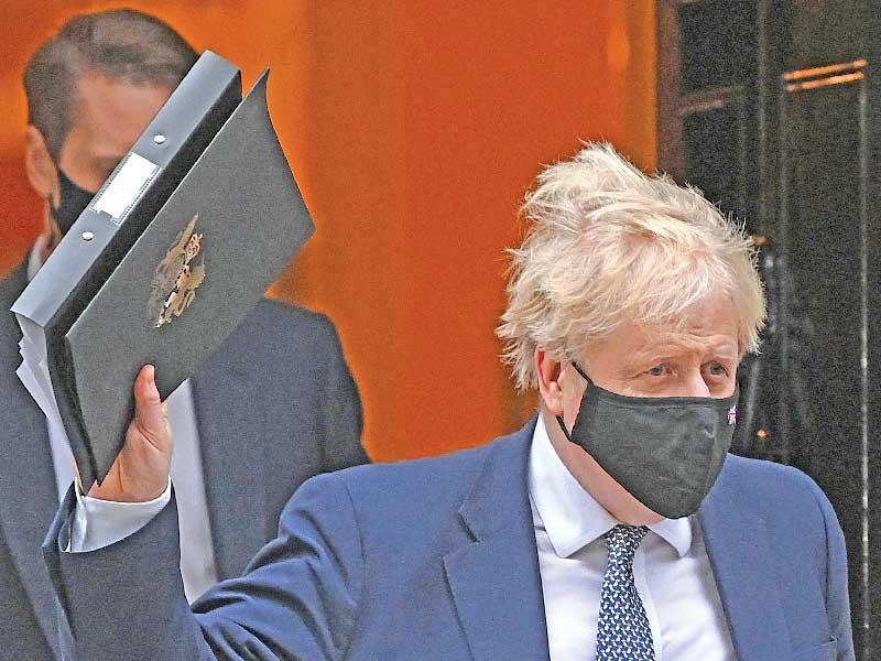 رئيس الوزراء البريطاني  بوريس جونسون