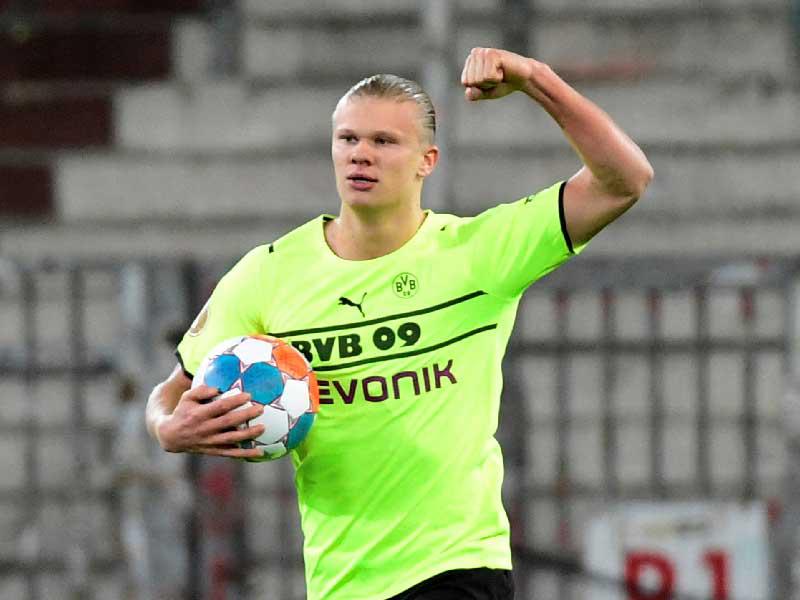 الهداف النرويجي إيرلينغ هالاند 