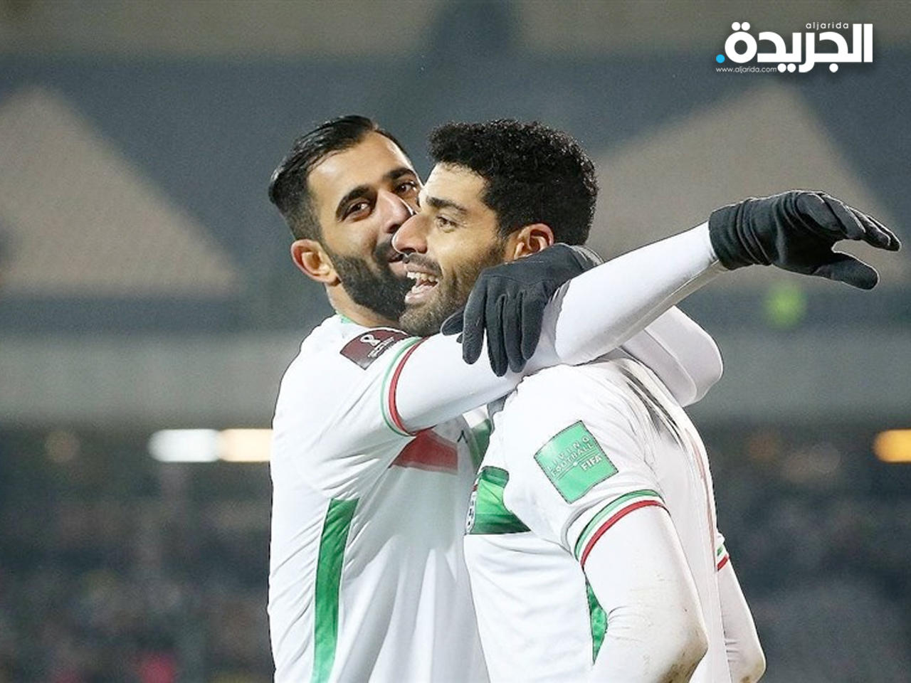 مهدي طارمي محتفلاً بهدفه الحاسم