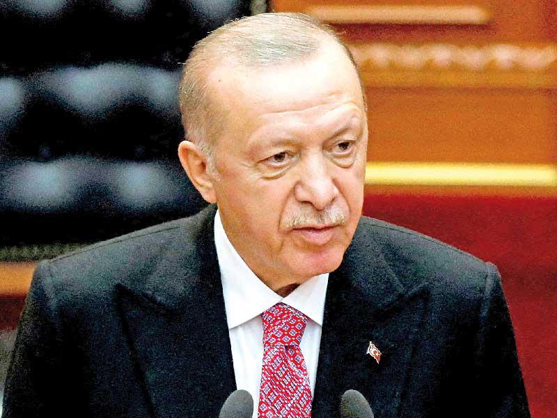  الرئيس التركي رجب طيب إردوغان 