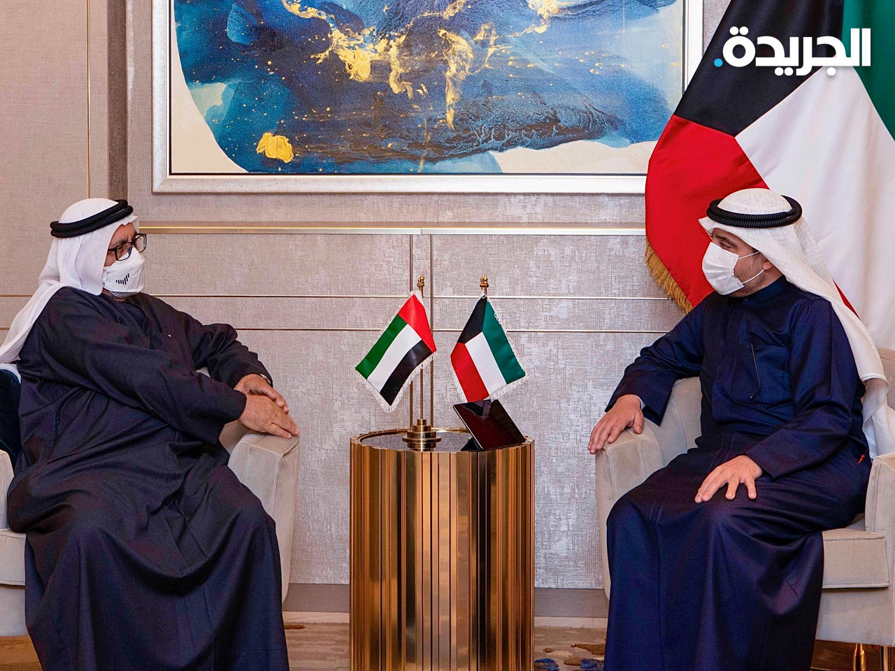 الناصر خلال اجتماعه مع المرر أمس