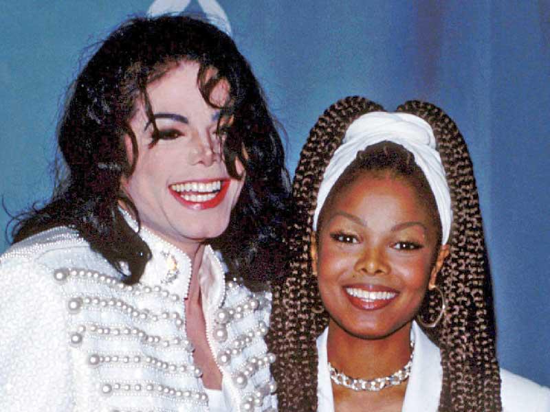  جانيت ومايكل جاكسون