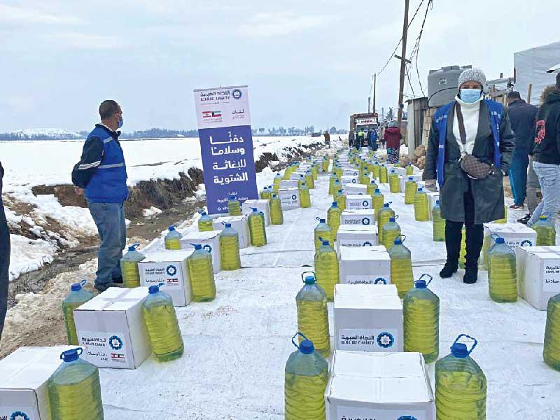 جمعية النجاة الخيرية  تقدم مساعدات لـ 1500 أسرة في لبنان