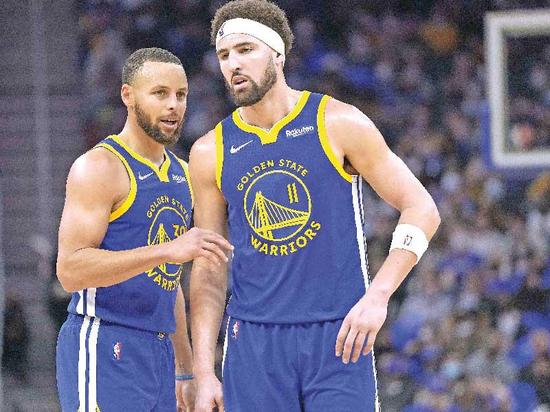 تومسون وكوري نجما ووريرز