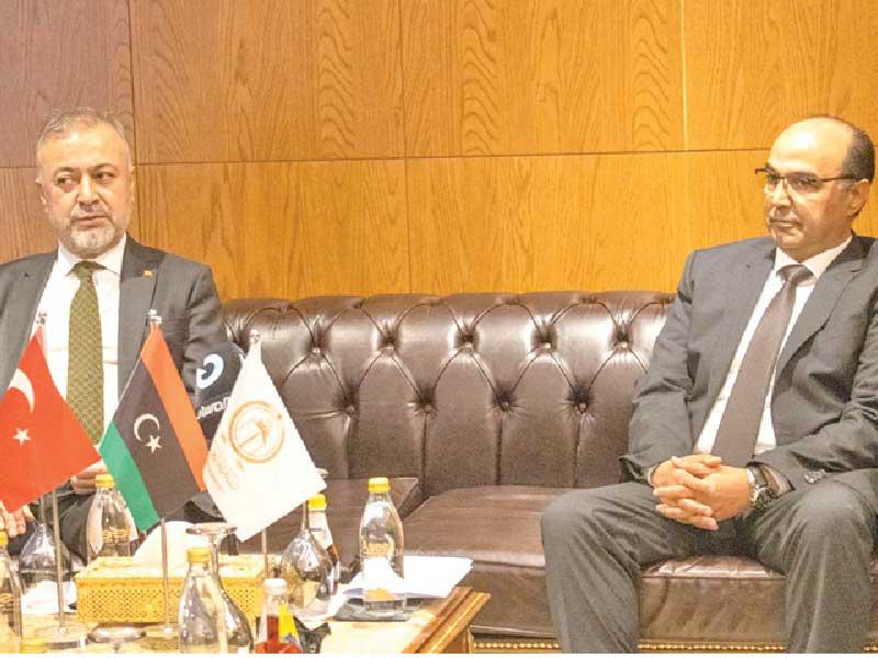 زيارة  السفير التركي لدى طرابلس، كنعان يلماز، لمدينة بنغازي الليبية 