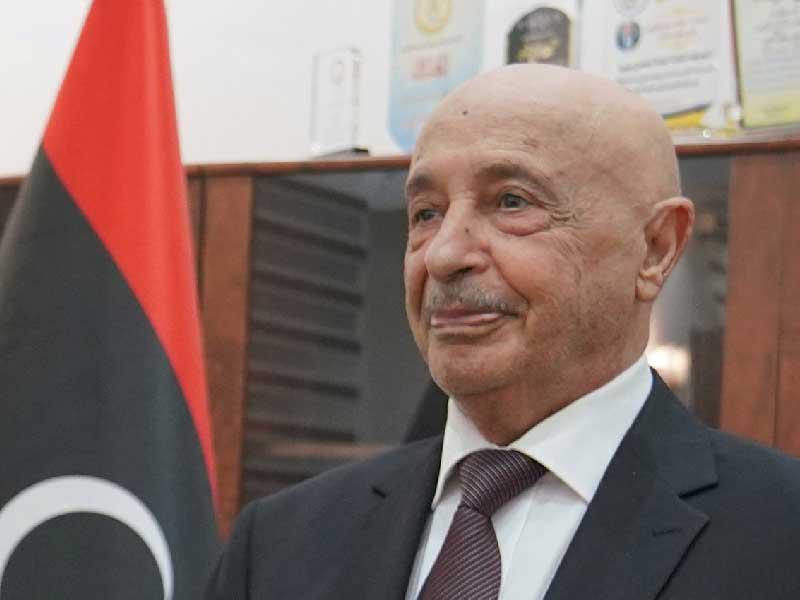  رئيس مجلس النواب الليبي عقيلة صالح