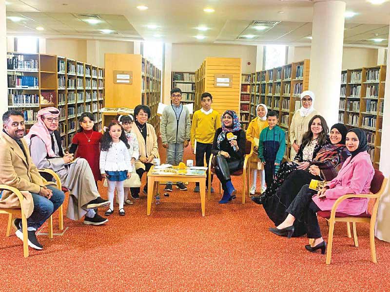 أمل الرندي مع ضيوفها