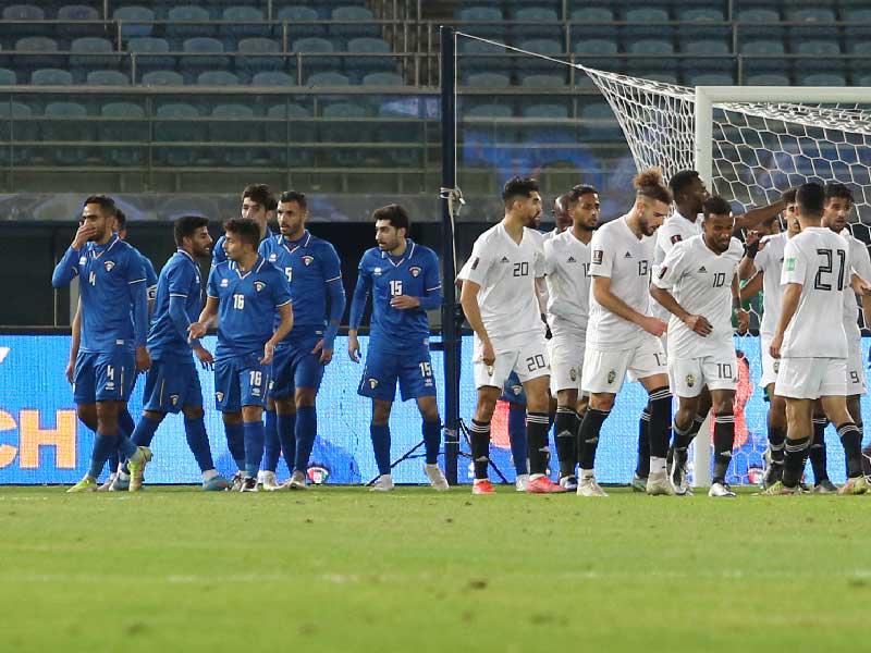 منتخب الكويت ونظيره الليبي