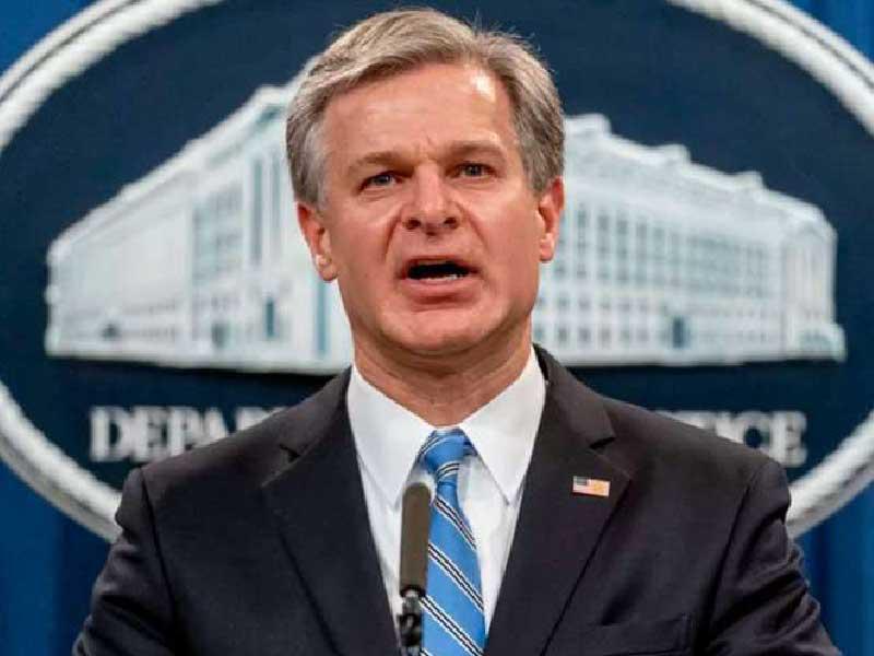 مدير مكتب التحقيقات الفدرالي كريستوفر راي