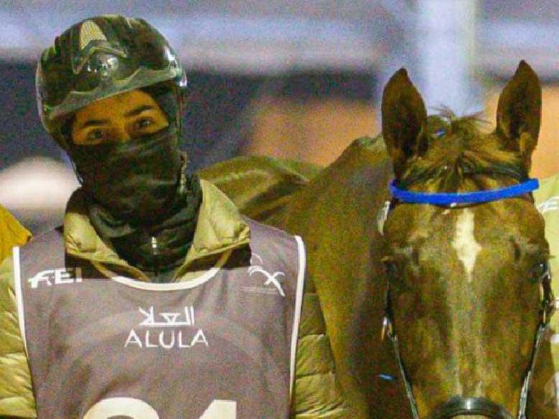 الفارسة الكويتية إيمان حمود العتيبي 