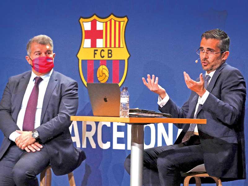 المحامي خاومي كامبانر والرئيس لابورتا